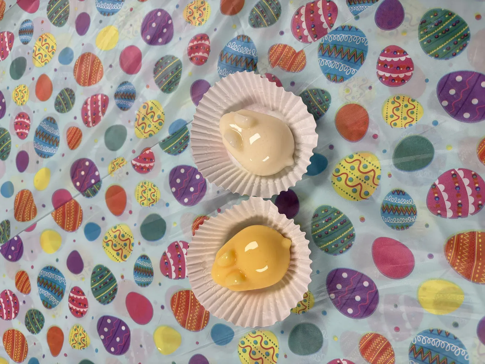 Moya Treats bunny custard desserts served in cups