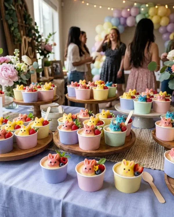 Bunny Custard Party Tray – 12 pieces